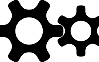 Free gear machine mesh vector