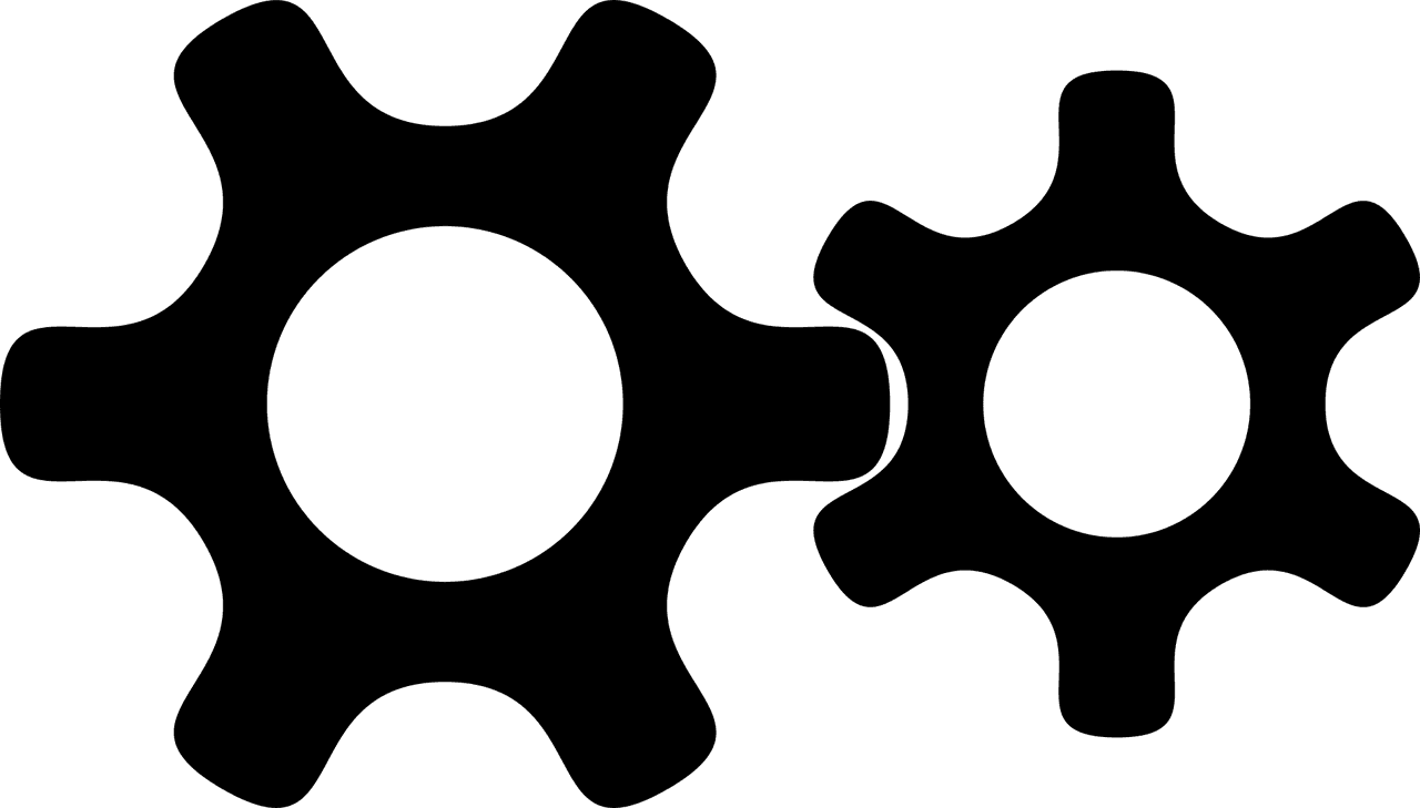 Free gear machine mesh vector