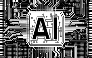 Free ai generated artificial intelligence typography vector